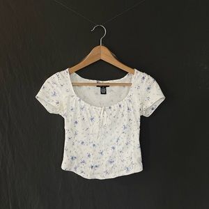 White Crop Top